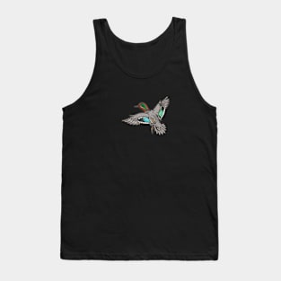 Green Winged Teal Tank Top